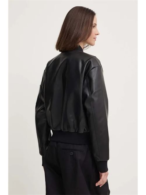 faux leather bomber jkt CALVIN KLEIN JEANS | J20J223546BEH